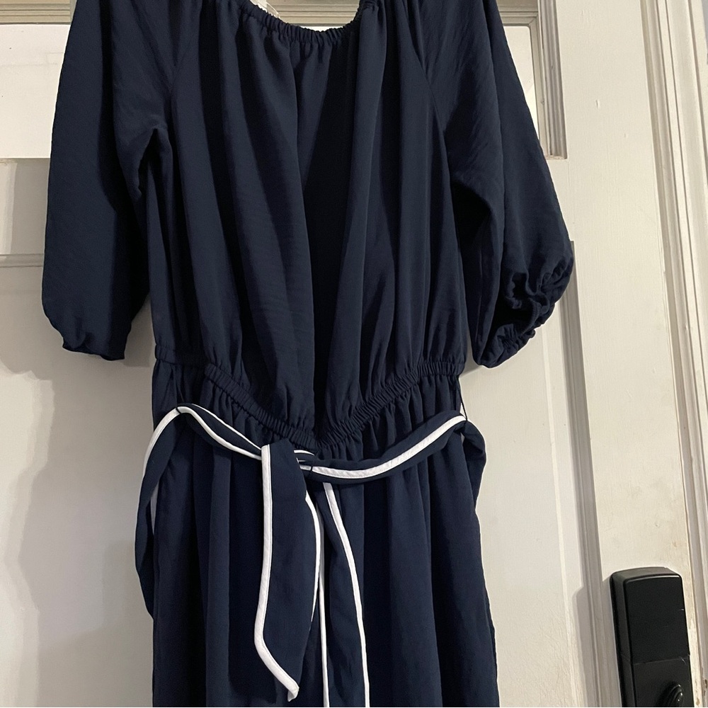Navy Blue Women's Jumpsuit